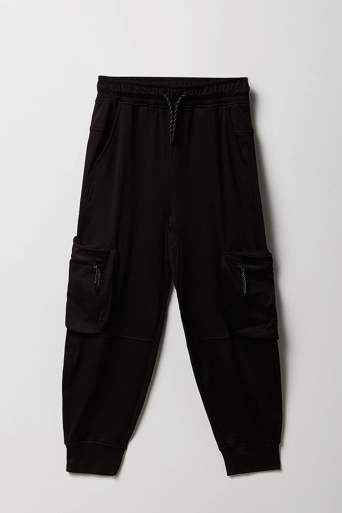 Boys Cargo Drawstring Jogger