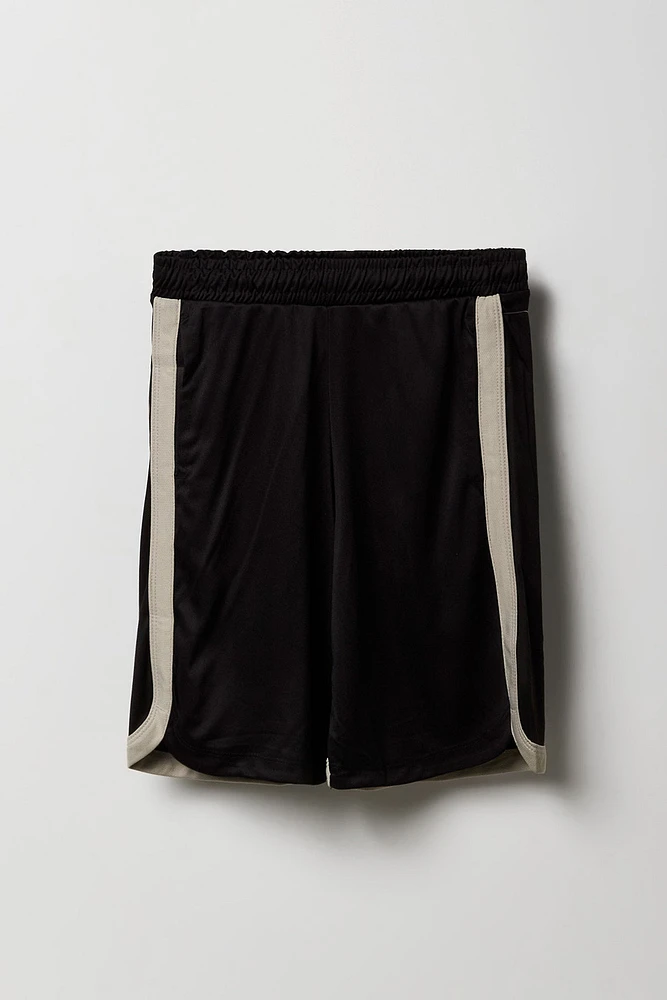 Boys Active Contrast Trim Short