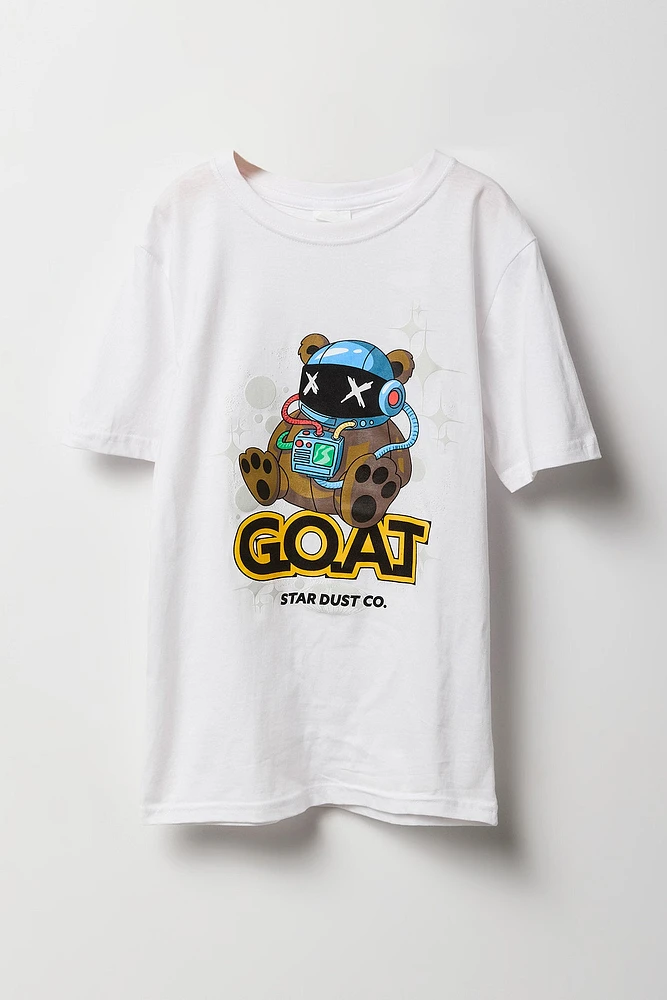 Boys GOAT Bear Graphic T-Shirt