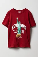 T-shirt à imprimé New York Limited Edition pour garçon