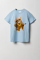 T-shirt à imprimé Cool Teddy pour garçon