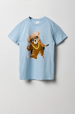 Boys Cool Teddy Graphic T-Shirt