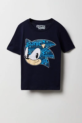 T-shirt à imprimé Sonic pour garçons