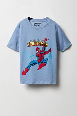 T-shirt Ã  imprimÃ© The Amazing Spiderman pour garÃ§ons