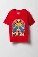 T-shirt Ã  imprimÃ© Wolverine pour garÃ§ons