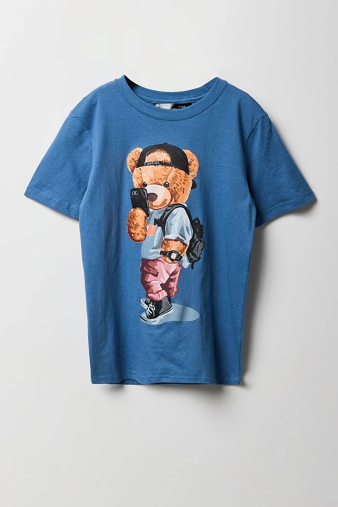 T-shirt à imprimé Cool Bear pour garçons