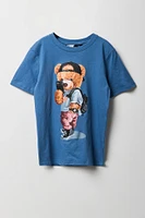 T-shirt à imprimé Cool Bear pour garçons