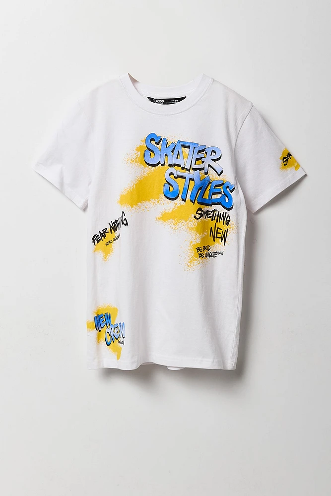 Boys Skater Styles Graphic T-Shirt