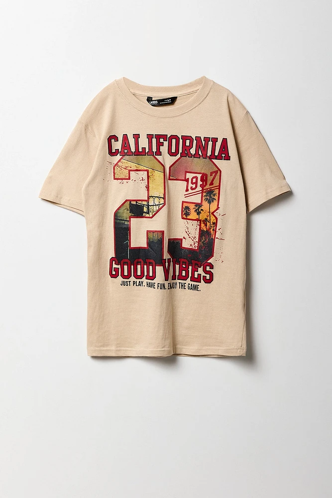 T-shirt à imprimé California Basketball pour garçon