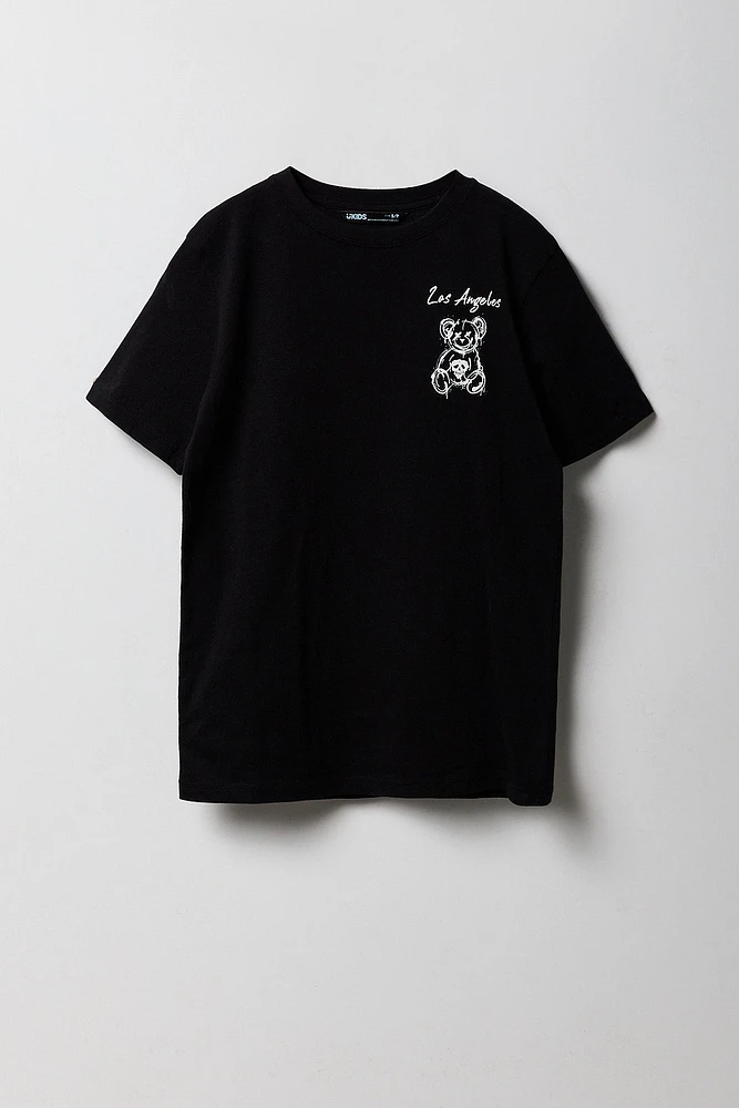 T-shirt à imprimé LA Bear pour garçon
