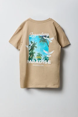 T-shirt à imprimé Legendary Paradise pour garçon