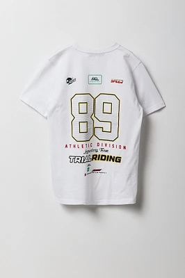 T-shirt à imprimé Rider X pour garçon