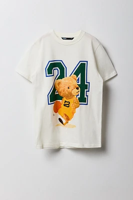 T-shirt à imprimé Basketball Bear pour garçon
