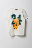 Boys Basketball Bear Graphic T-Shirt