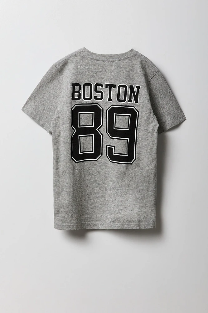 T-shirt à imprimé Boston 89 pour garçon