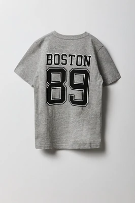 T-shirt à imprimé Boston 89 pour garçon