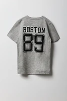 T-shirt à imprimé Boston 89 pour garçon