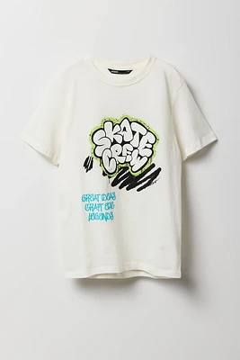 T-shirt à imprimé Skate Crew pour garçon