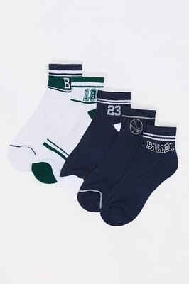 Chaussettes sport pour garçon (5 paires)