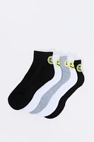 Chaussettes à imprimé Smiley pour garçon (5 paires)