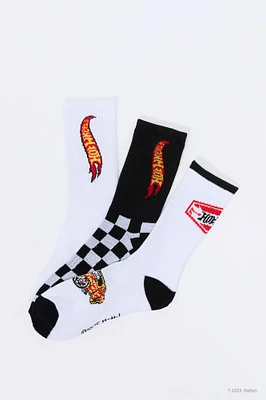 Chaussettes à imprimé Hot Wheels™ pour garçon (3 paires)