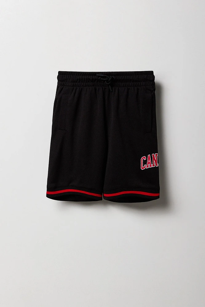 Boys Canada Graphic Mesh Short