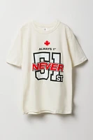 T-shirt à imprimé Always 1st Never 51st pour garçon