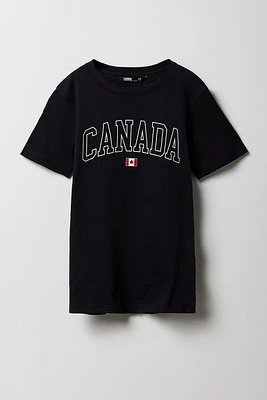 T-shirt à imprimé Canada pour garçon