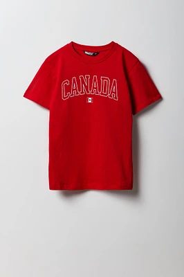 T-shirt à imprimé Canada pour garçon