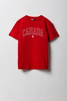 T-shirt à imprimé Canada pour garçon