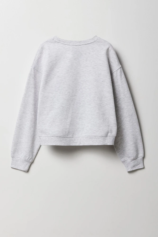 Girls Varsity Graphic Fleece Sweatshirt