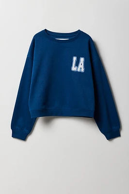 Girls Varsity Graphic Fleece Sweatshirt