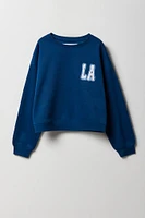 Girls Varsity Graphic Fleece Sweatshirt