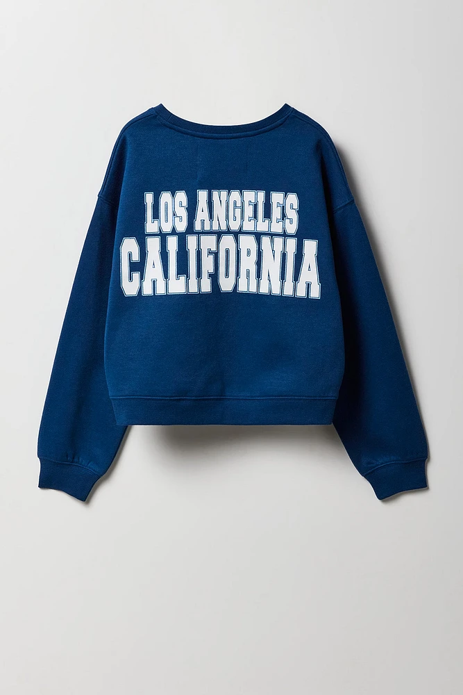 Girls Varsity Graphic Fleece Sweatshirt