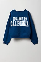 Girls Varsity Graphic Fleece Sweatshirt