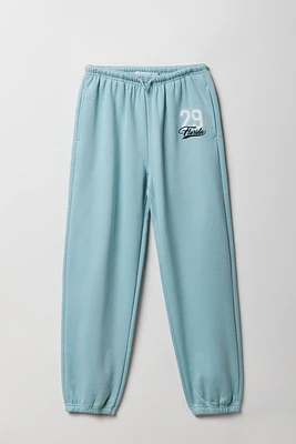 Girls Graphic Fleece Jogger