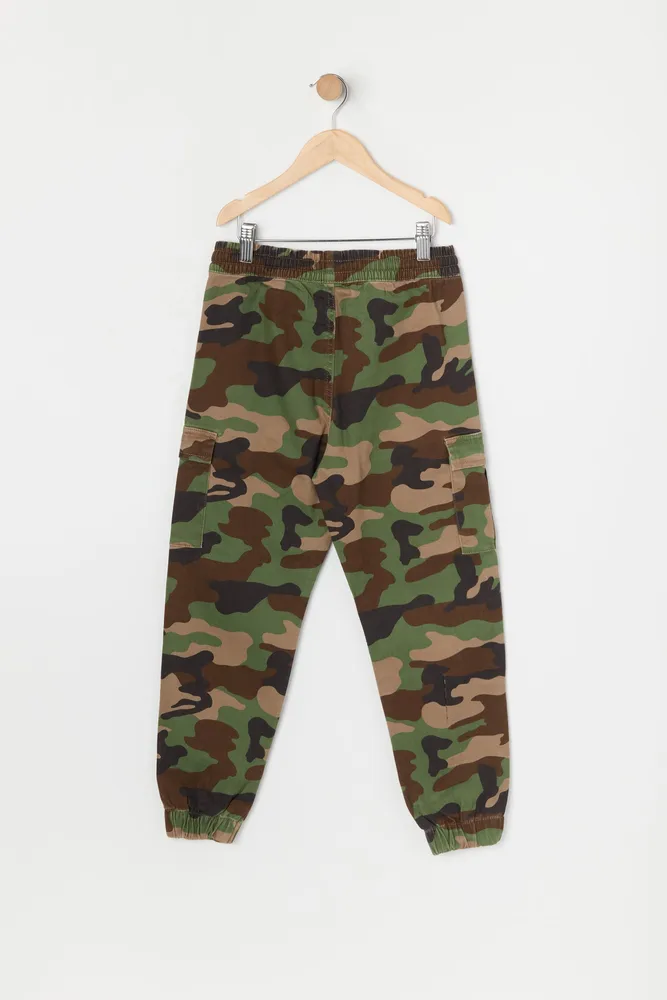 Women's Army Green Camo Jogger Pants