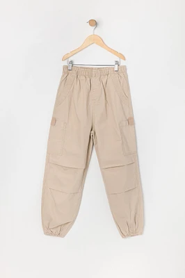 Girls Cargo Parachute Jogger