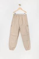 Girls Cargo Parachute Jogger