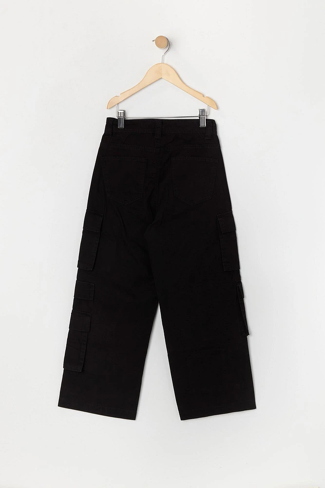 Girls Pocket Straight Leg Cargo Pant