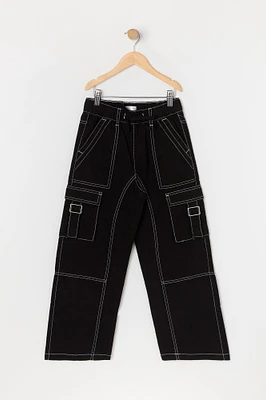 Girls Straight Leg Cargo Pant