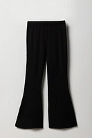 Girls Ribbed Flare Legging