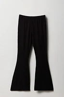 Girls Ribbed Flare Legging