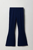 Legging côtelé à jambe évasée pour fille