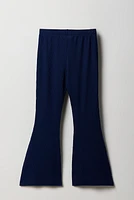 Legging côtelé à jambe évasée pour fille