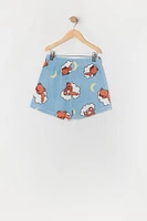 Ensemble pyjama avec t-shirt et short à imprimé Beary Sleepy pour fille