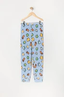 Girls Printed Plush Pajama Jogger