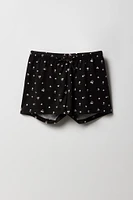 Girls Button-Up Top & Short 2 Piece Pajama Set