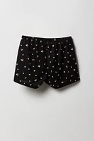 Girls Button-Up Top & Short 2 Piece Pajama Set