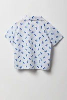 Ensemble-pyjama deux pièces short et haut boutonné pour filles